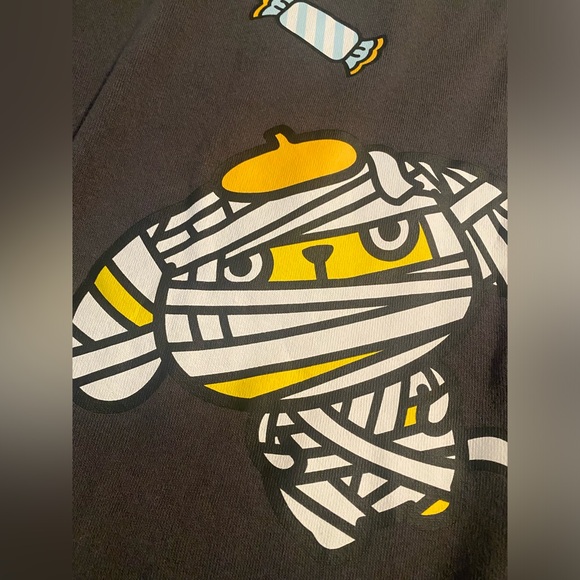 NWT Halloween Hello Kitty Friends Sanrio sweatshirt fleece ghost Keroppi 🐸 👻 - Picture 5 of 12